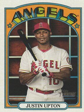 Justin Upton - 2021 Topps Heritage Series Baseball Card